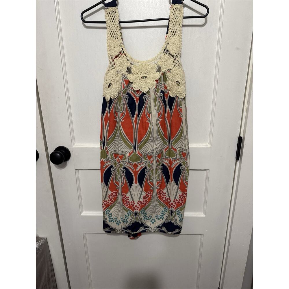 XXI Mod Art Nouveau Pattern Sundress Size Small Boho‎ Summer Casual